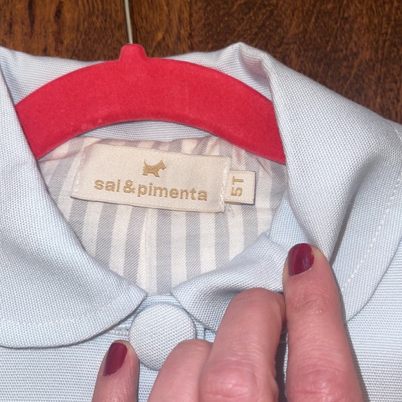 NWOT Sal & Pimenta St-Germain Light Blue Coat - Size : 5T and 6T price is firm - Picture 7 of 13